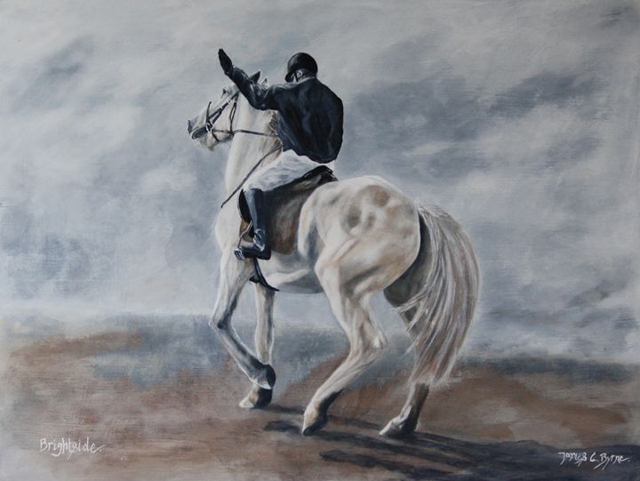 Brightside - James C Byrne Equine Art
