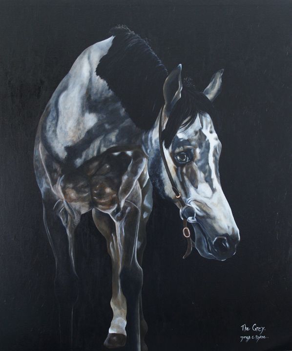 The Grey - James C Byrne Equine Art