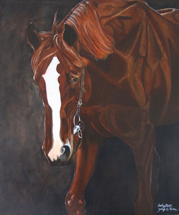 Early Start - James C Byrne Equine Art