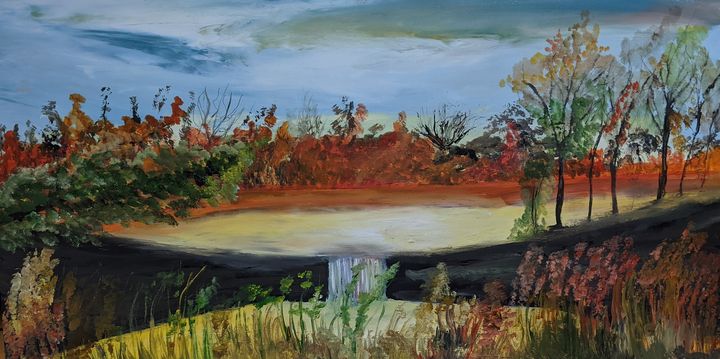Forest and Lake - VS Martin's Art