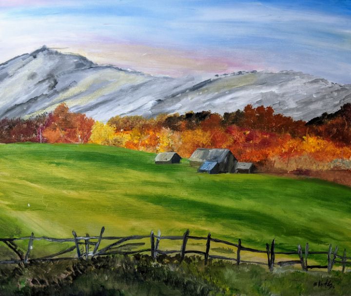 Mountain and Forest - VS Martin's Art