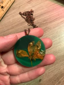 Pressed Flower Necklace