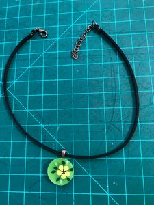 Painted Stained Glass Choker