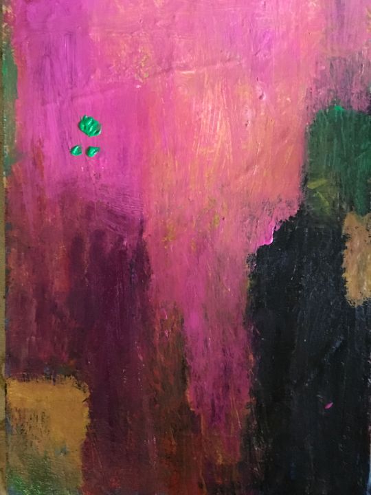 Pink Summer - Louise Gibler Art - Paintings & Prints, Abstract, Organic ...