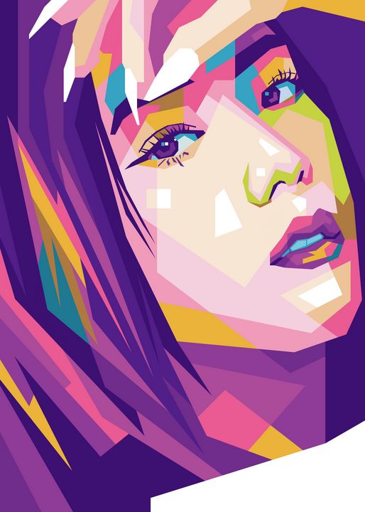 Koyoko 女性の肖像画 ポップアート BLACKPINK JISOO POP ART - Rochefort Artwork - Digital Art, People
