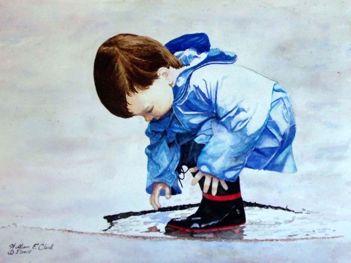 Blue Boy Willsart Paintings Prints Childrens Art Other   21 17 7 27 8 41 7m 