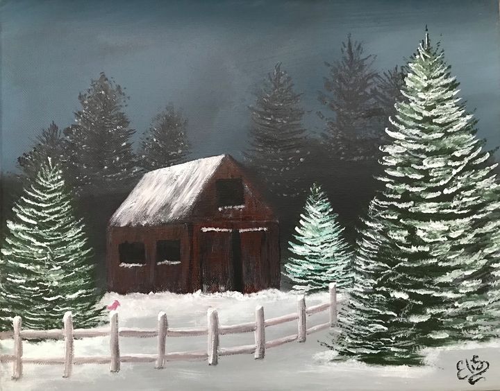 Winter Barn - Ellie Sanchez