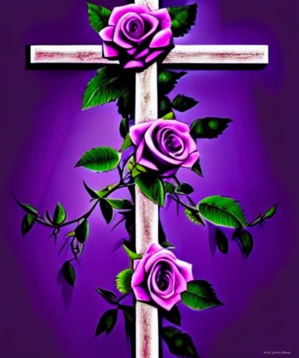 The Cross and Roses - Cindy's Creative Corner