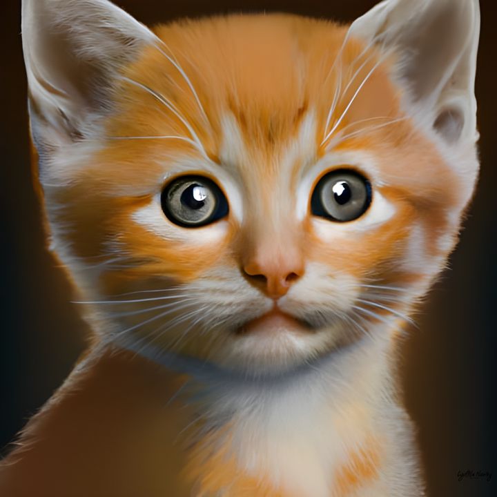 Orange Tabby kitten - Cindy's Creative Corner