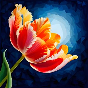 Mosaic Tulip - Cindy's Creative Corner