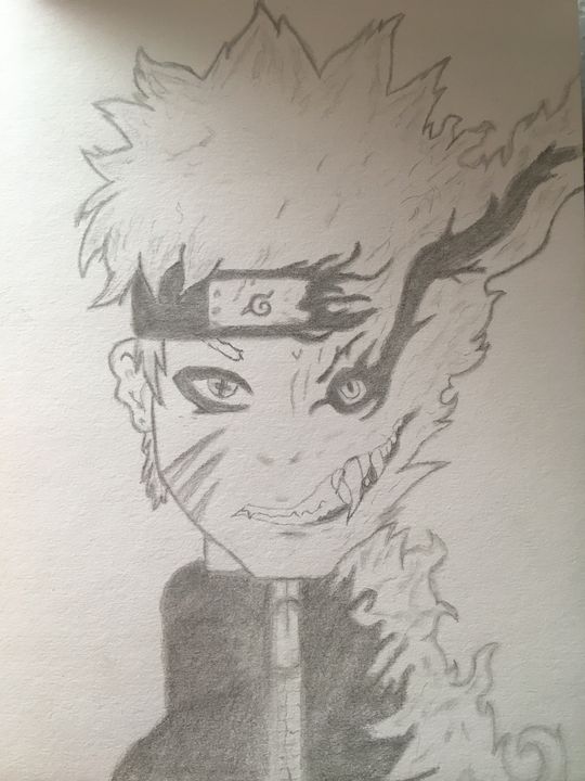 Naruto's Childhood Drawing by Williams Art