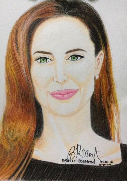 Portrait "Angelina Jolie" - BR art