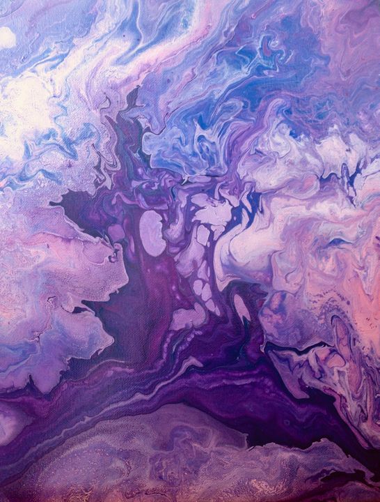 Purple Haze - KelArt Studio - Paintings & Prints, Abstract, Other ...