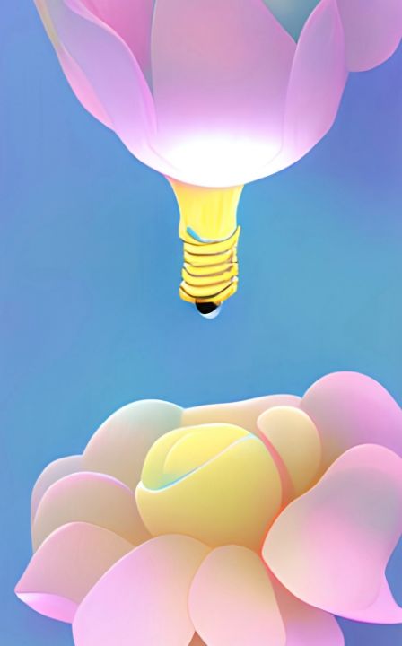 Surreal Light Bulb 27 Theglowingbroccoli Digital Art And Ai Abstract Man Made Objects Artpal 4891