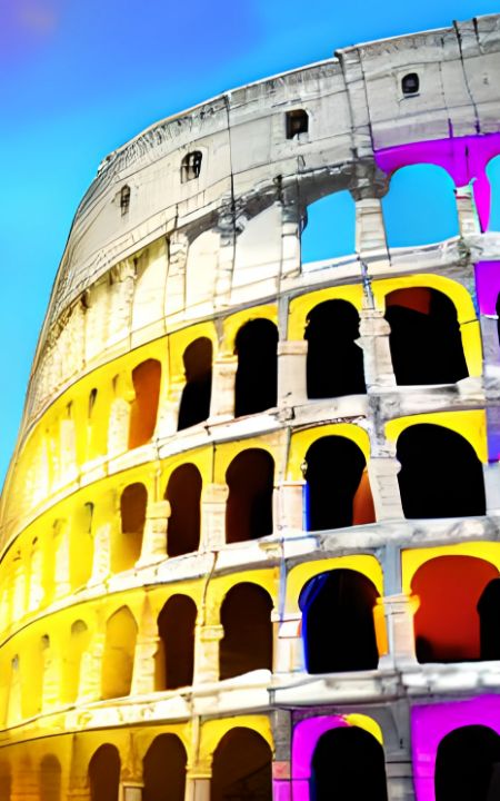 Vibrant Rome - Colosseum 04 - THEGLOWINGBROCCOLI