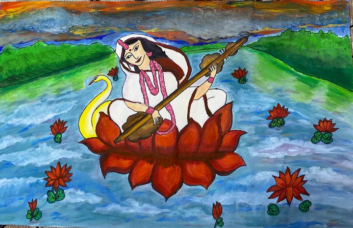 Traditional painting - Rajeswari Paintings