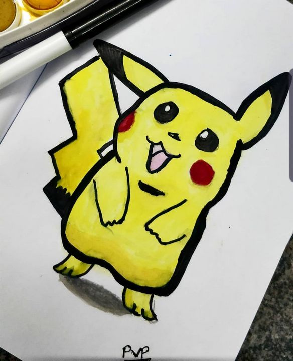How To Draw Pikachu. Pikachu the famous electric mouse! Now… | by Green Cow  Land | Medium