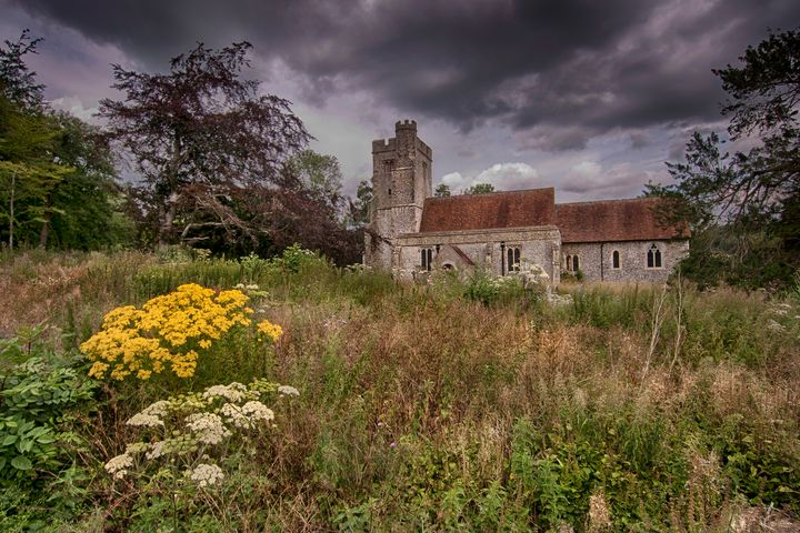 St Cosmos and St Damian Challock - Dave Godden Photography