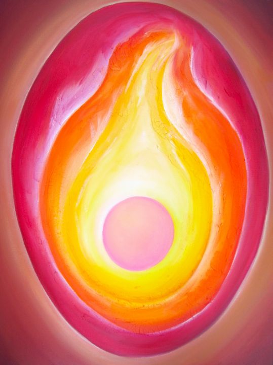 Grounding Connection... fire - Colorful Expressions by Jennifer Hannigan-Green