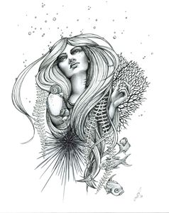 Ink Illustration "Reefer"