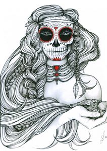 Ink Illustration "Jiibay II"