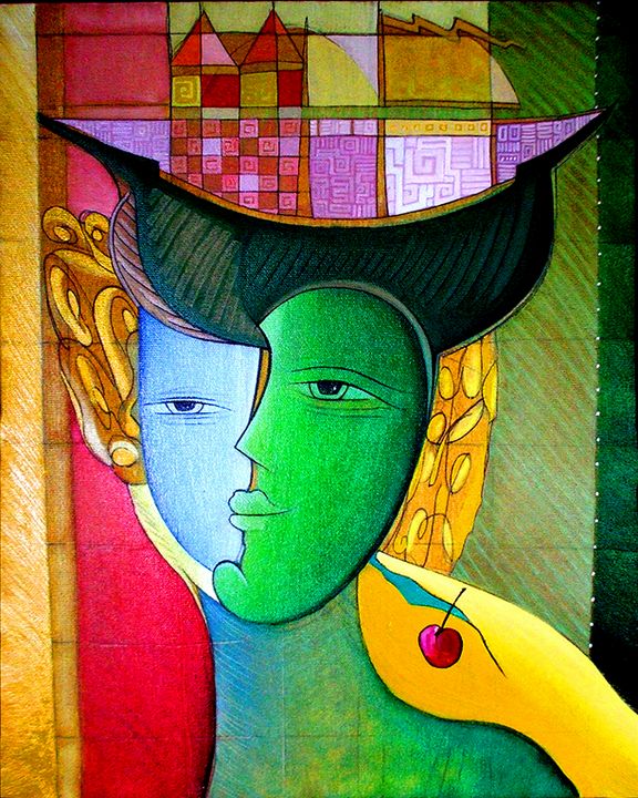 Inner Traveler - Original art by  Van Hovak