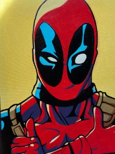 Boba Stitch Painting - Joseph's Art Portfolio - Paintings & Prints,  Entertainment, Movies, Disney Movies - ArtPal