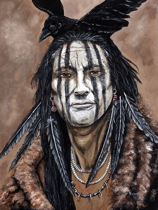 Crow - ArtistMichaelTodd - Paintings & Prints, People & Figures ...