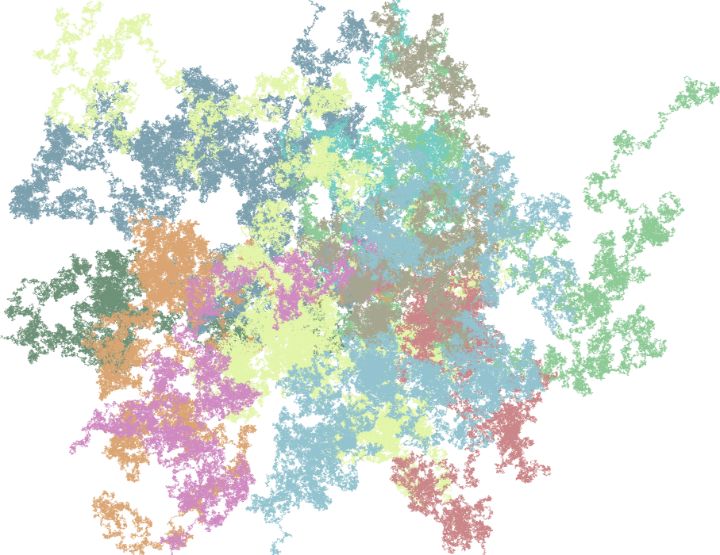 10 Random Tracks 2 - Geometric Abstractions by Richard - Digital Art ...