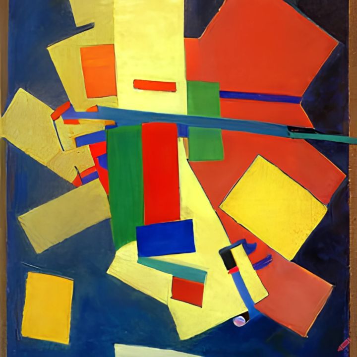 Super Matsim Suprematism art - Artful-Graffiti - Paintings & Prints, Fantasy ...