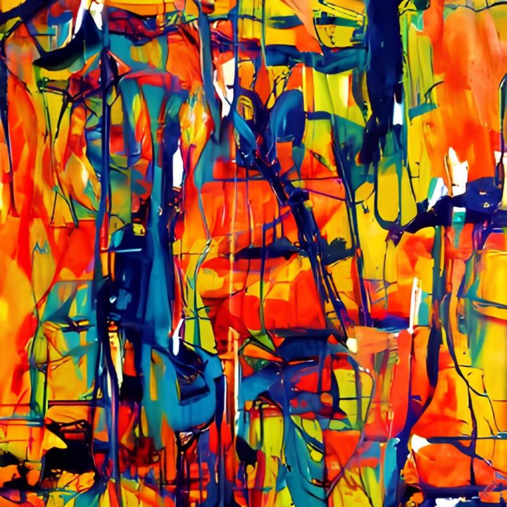 Abstract Expressionism art - Artful-Graffiti - Paintings & Prints ...