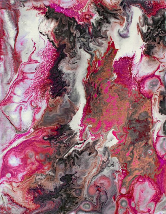 Paint Pour by Cori 219 Pink - CoriGallery - Paintings & Prints ...