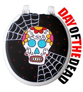 Day of the Dead Toilet Seat