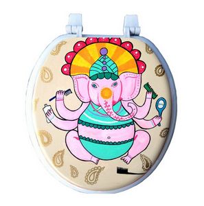 Bathroom Ganesha Toilet Seat