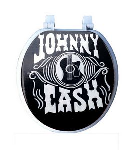 Johnny Cash Toilet Seat
