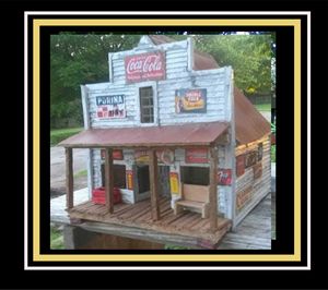 Old Country Store - Miniatures By Philip Crews
