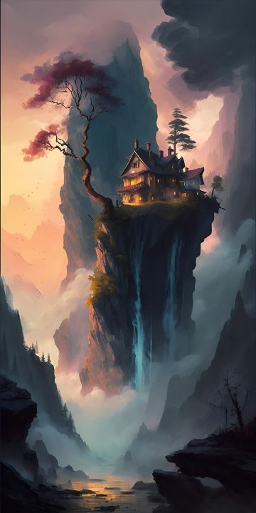 The Valley - Art For Sale - Drawings & Illustration, Fantasy