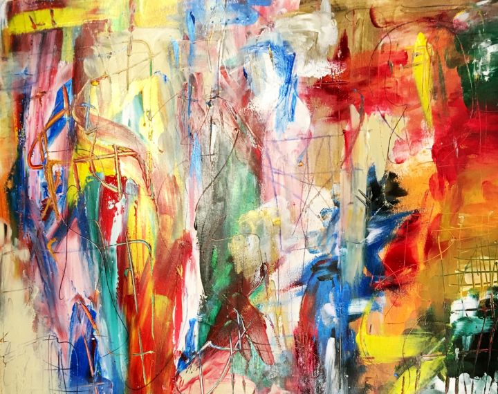 En Toi Je Te Regarde Ernest Williamson III, PhD Paintings & Prints, Abstract, Other Abstract