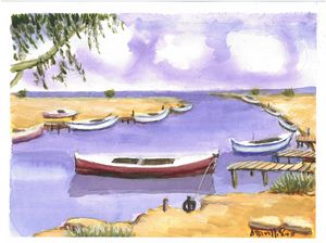 W1048 - Fishing Boat Harbor - Cyprus