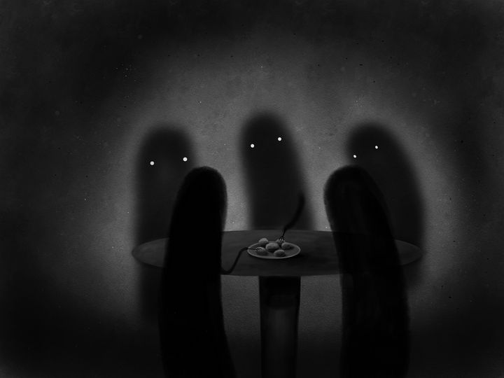The Potato Eaters - SketchingWithSmeagol