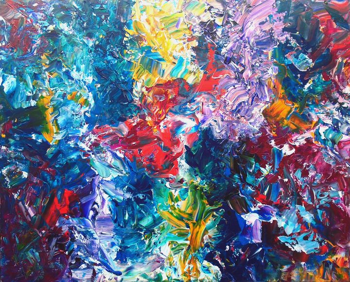 Floral Dream - Michael Anderson - Paintings & Prints, Abstract ...