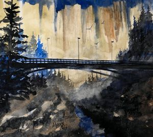 Bridge View Watercolor