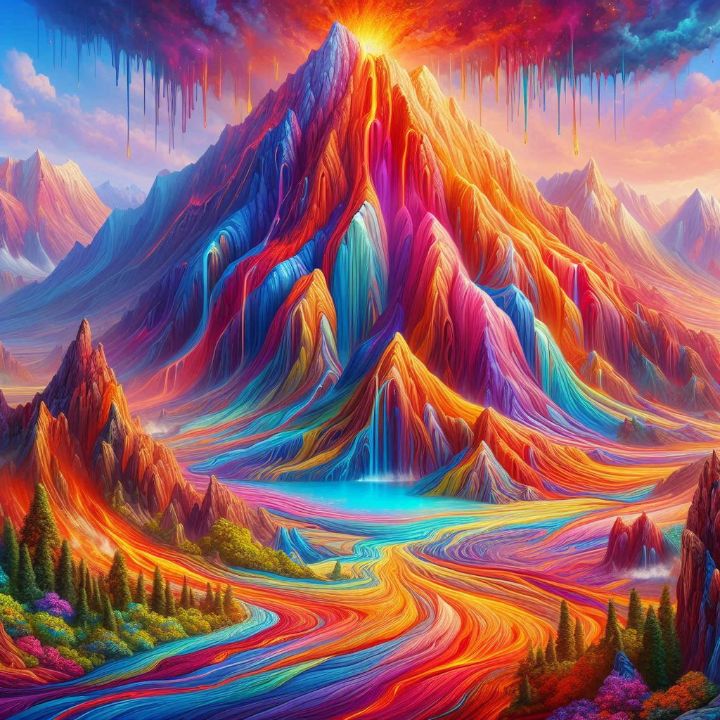 Pawk Image Collection The Volcano #3 - PAWK Art - Digital Art & AI, Landscapes & Nature ...