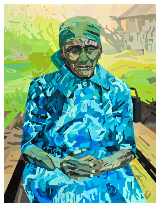 Cucu (Grandmother) - JohnKeb Fine Art