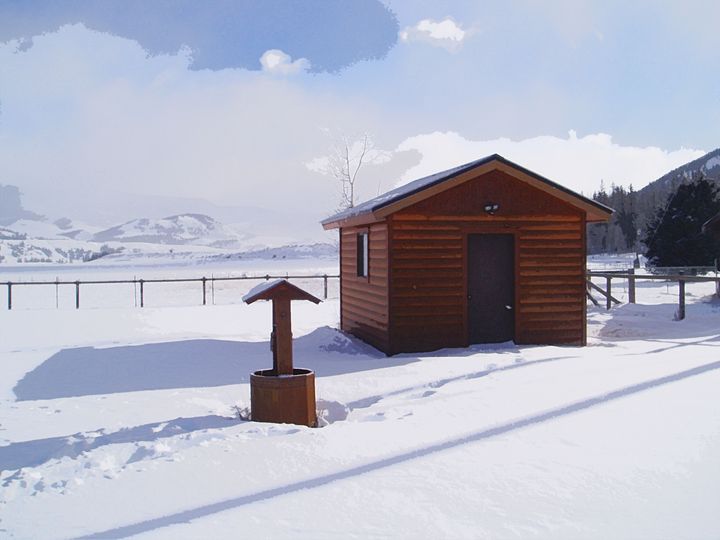 Cabin In the Snow - Aspen Willow Fine Art Photography Gallery ...