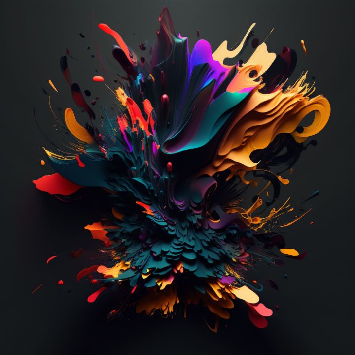 Colorful abstract art - LAS