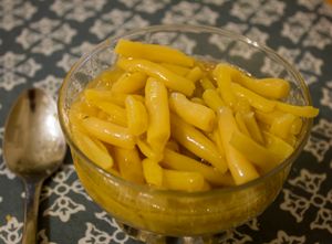 Wax Beans with Dressing