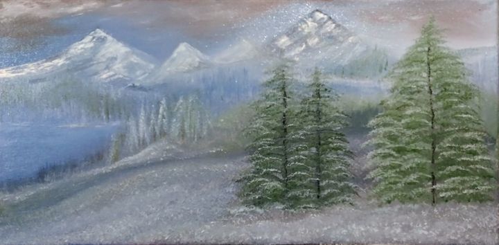 Snowy Mountain View - Christianson Art