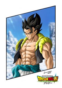 GOGETA BLUE Super Saiyan, an art print by PEA BEAN - INPRNT