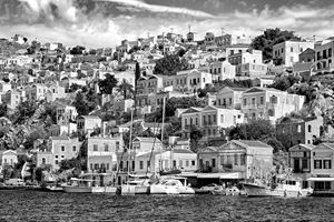 Greek seaside village